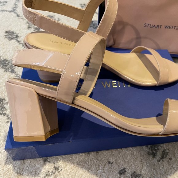 Stuart Weitzman Block Heel Sandal (New) - Picture 3 of 4